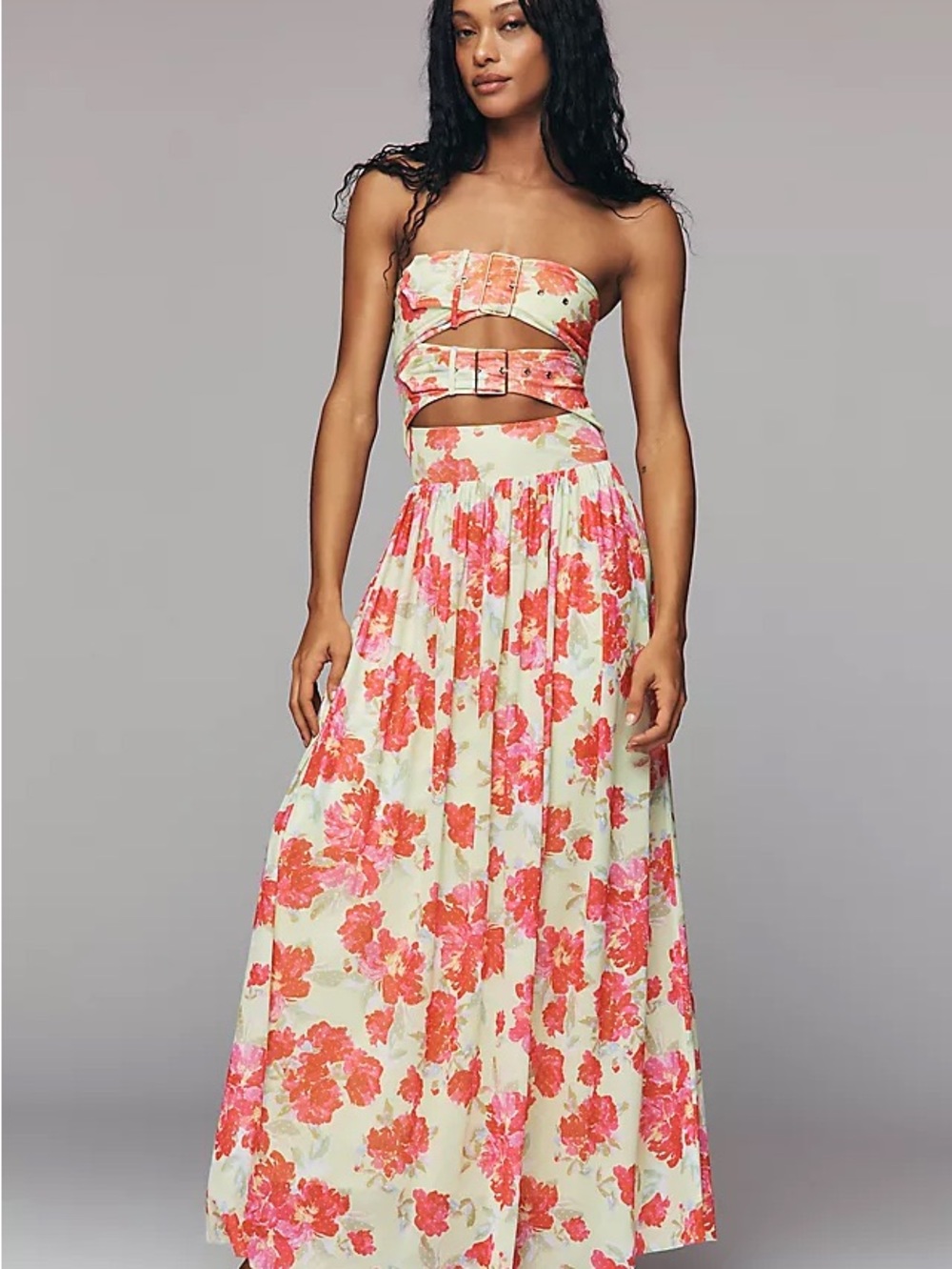 AFRM Khalid Strapless Maxi Dress